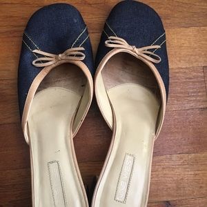Nine West denim mules